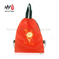 Non woven fabric reusable drawstring backpack